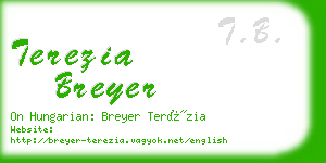 terezia breyer business card